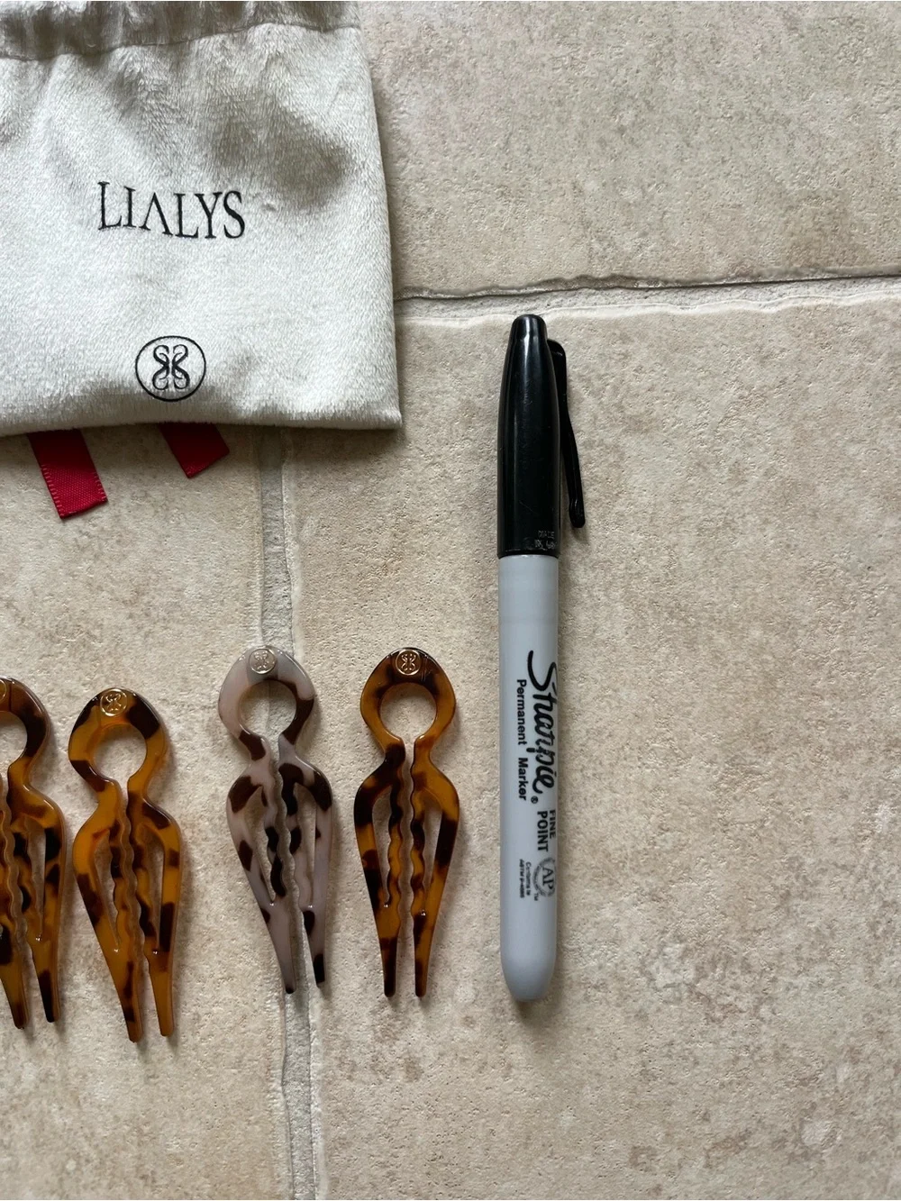 Lialys Tortoiseshell Hair Pin Set